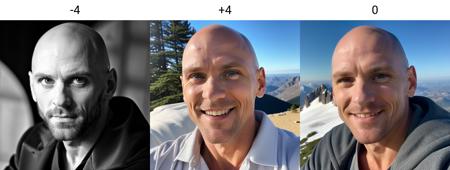 close-up, johsin, bald <lora:exposure_slider_v8_000000490:-4>, 8k,4k, detailed, smile, detailed background,on top of mountain, noon, sun