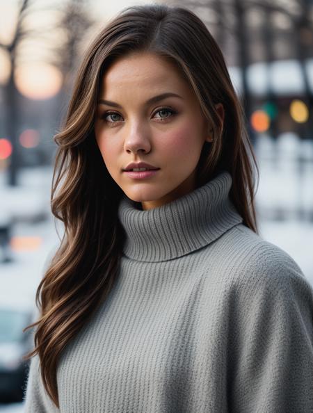 a beautiful woman (jg_nicolacav:.99), beautiful hair, winter Paris, elegant, snowing, natural skin texture, (fashionable fur coat), (turtleneck), sunset, cute smile, 24mm, 4k textures, soft cinematic light, adobe lightroom, photolab, hdr, intricate, elegant, highly detailed, sharp focus, ((((cinematic look)))), soothing tones, insane details, intricate details, hyperdetailed, low contrast, soft cinematic light, exposure blend, hdr, faded, <lora:more_details:.6>