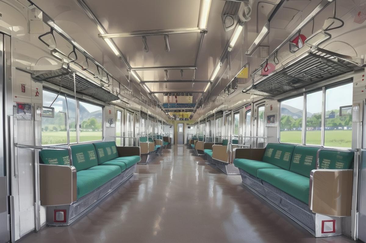 JR East 205 series / train interior image by swingwings