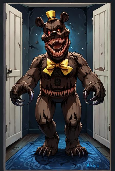 Nightmare FNAF / Five Nights at Freddy's pony+1.5+illustrious Pony