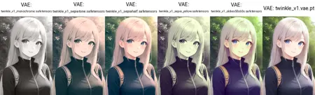 Twinkle VAE Monochrome and Sepiatone