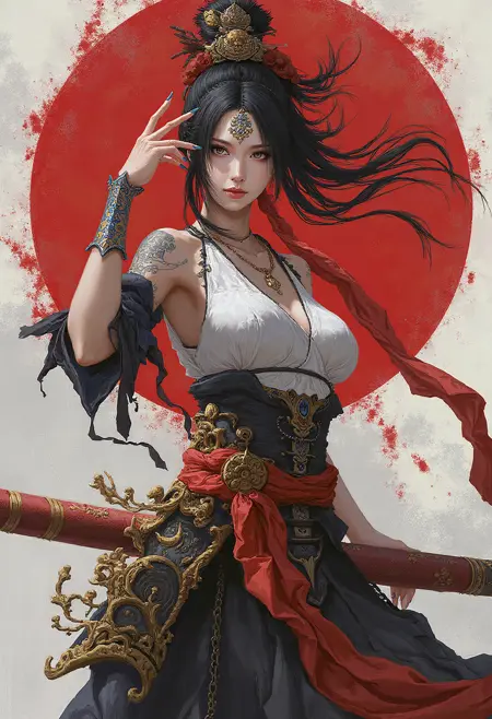 zhongfenghuaStyle_FLUX_ Lora | 厚涂笔触_FLUX版_ Lora