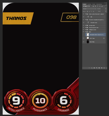 Marvel promo cards 2023 (style/template) Controlnet helper