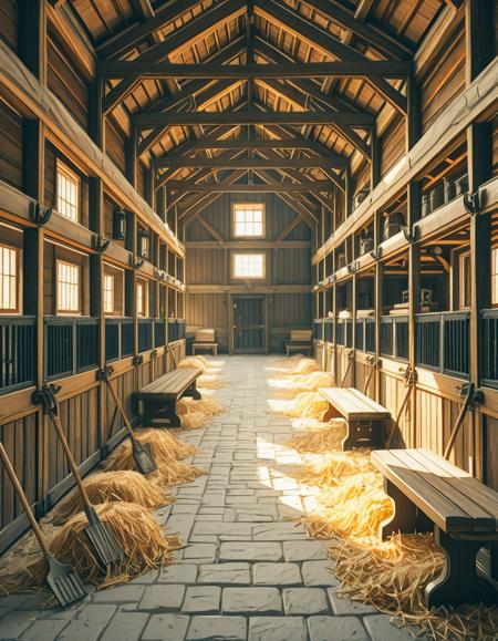 rustic horse stable illustrious v1.0