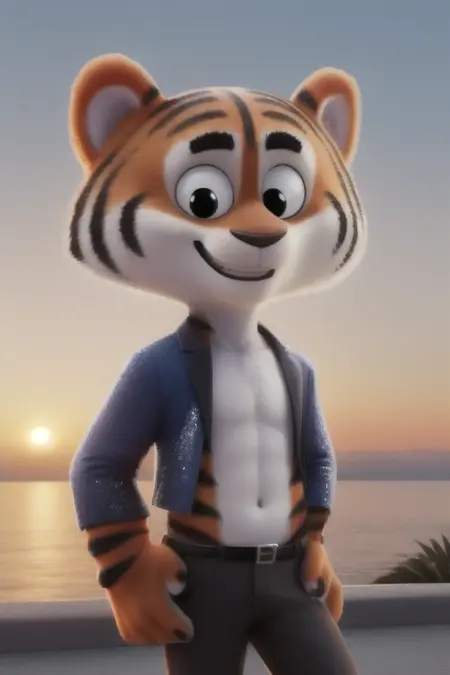 Axel the Tiger (The Meeps), Furry Character LoRA