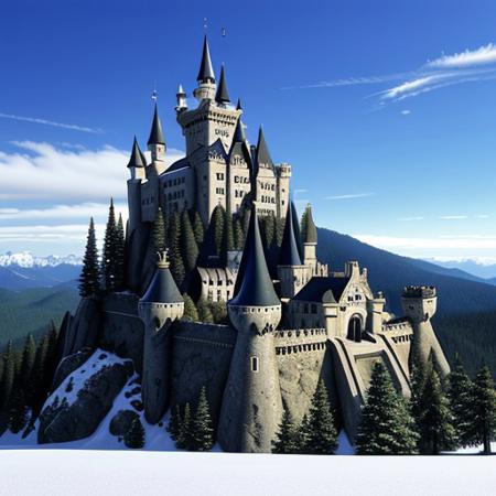 mountain castle
