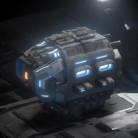 elite dangerous ship, Stable Diffusion