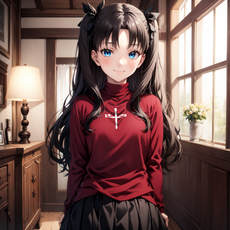 AI Art LoRA Model: Tohsaka Rin  Fate/stay night: Unlimited Blade