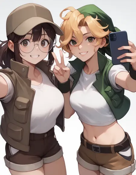 Fio and Eri / Metal Slug (Pony)