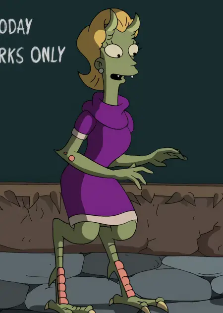 Hellroads Teacher (Treehouse of horror simpsons)
