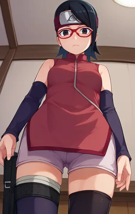 Sarada Uchiha / Naruto / 2 Outfits / (NSFW/SFW) SDXL LORA PONY