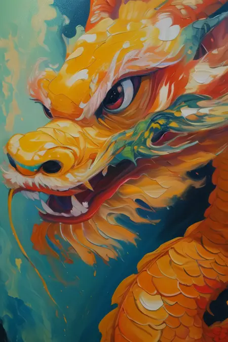 KONANai | 油画 | 中国龙