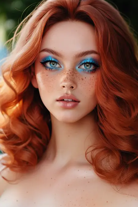 80's Blue Eyeshadow