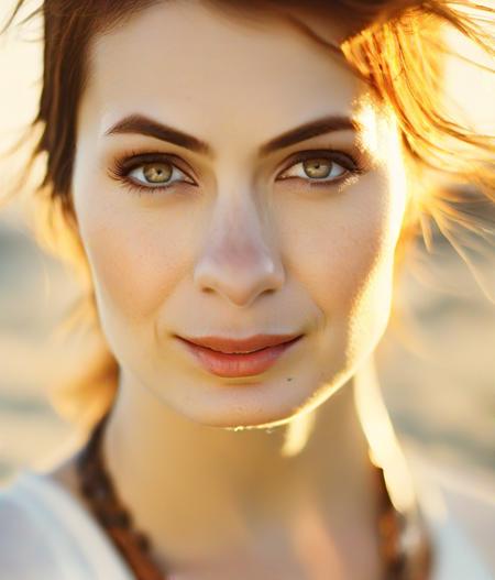 photo of F3l1c14d4y on the beach, epic character composition, sharp focus, natural lighting, f2, 35mm, film grain, hasselblad, bokeh, (skin pores, skin imperfections), sharp body, highly detailed body, highly detailed face, sharp focus, 8k high definition, insanely detailed, intricate, masterpiece, highest quality