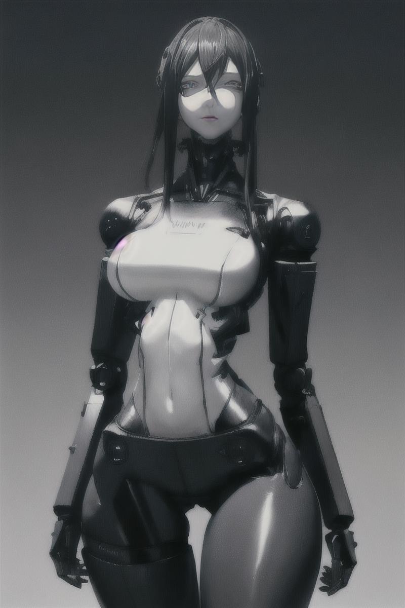 Translucent skin mechanical girl image by Supersascha