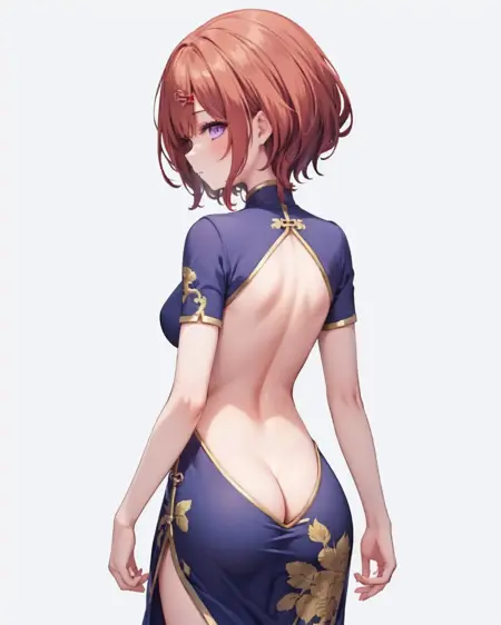 Butt Crack Exposing Clothing (China Dress/Wedding Dress/Halter Dress/Bodysuit etc.) 臀沟暴露服