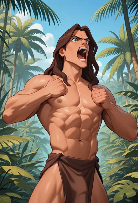 Chest pounding / Beating chest