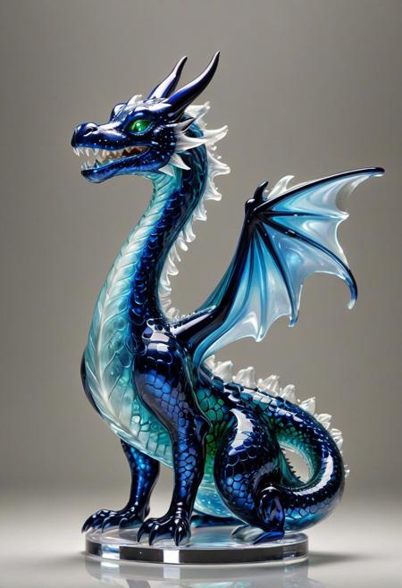CuteUP,dragon made out of glass, murano_glass_style, dragons, ((blue dragon scales, made of glass glow, made of murano_glass,)),electricity, glow, glitch style dragon , malachite_style,perfect body, anthro, sfw, starry_morph, tail, tail tuft, fangs, anthro, cute face, detailxl, score_9, score_8_up, score_7_up, score_6_up, score_5_up,side view, detailed eyes, detailed face, detailed hands, standing full body view, diamonds, masterpiece, best quality, newest, absurdres, highres, 2024, 2023,perfect face,perfect eyes, solo,detailed, (source anime:1.3), close up, flower dragon, (tulip metal dragon:1.2),dynamic pose, creative background, countless ,cozy atmosphere, creative light overlay, 4k, masterpiece, (masterpiece), best quality, sar, (4K), (cinematic lighting), highly detailed, 8K, UHD, ultra detailed, immersive picture, vivid colors, volumetric light, cinematic light, extremely detailed CG, A dense forest of diamond trees, their branches covered in shimmering diamond leaves, glowing under a starlit sky, with glowing diamond flowers at the base, murano_glass_style