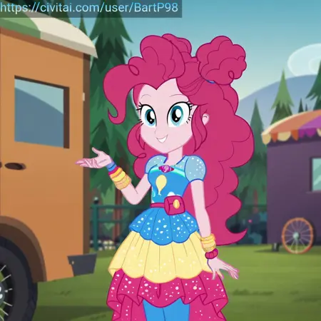 Pinkie Pie's Music Festival Outfit MLP EQG [PonyXL]
