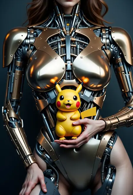 chromeBot robots/cyborg portrait