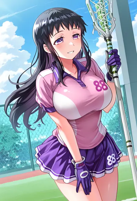 Momoi Yuri - 桃井由梨 - Jyoshi Luck! - Girls Lacrosse Club - Joshi Luck! - じょしラク! (by Distance)