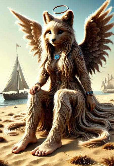 (((barefoot furry character))) (((made of w00kiee))), made of hay 
She caught a glimpse of those who wished to sail away
The spectre of a dream to chase a better day  
The promise of a brand new start
And she always said the visions left a mark
The remnants of a stain tattooed upon her heart
She watched them as they moved together
Formed in pain, spirits gone   
Like armies slain, yet marching on
Legions grow, faces change
Yet after all the chaos, darkness still remains
She’s never the same...
One more revolution turn
Watch the madhouse burn 
Carry on, carry on 
Rising angel in the ashes 
Shimmer in the show
Shining in the afterglow 
Fire falls from heaven down below