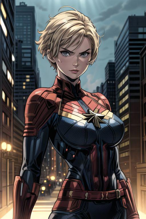 Captain Marvel (Marvel Comics) LoRA image by R4dW0lf