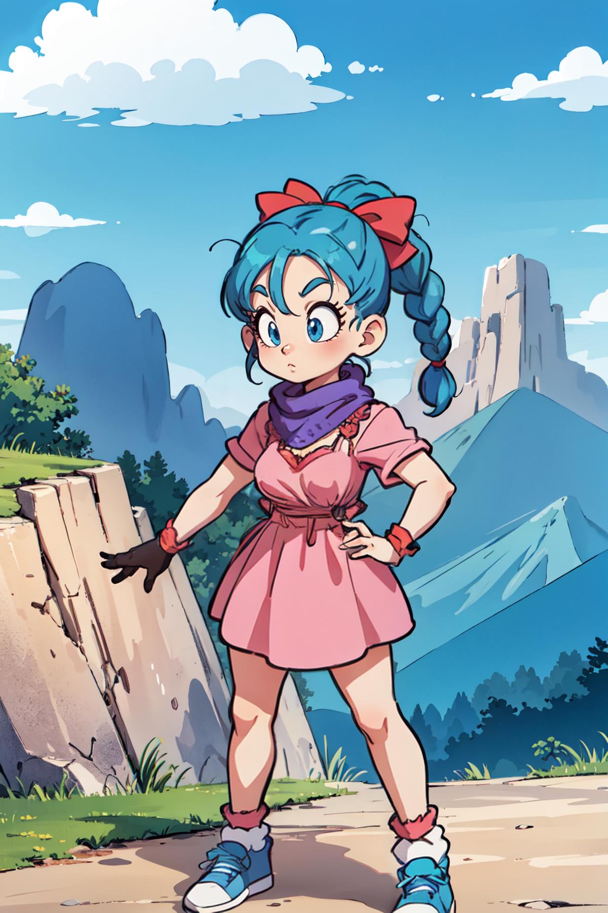 Bulma Retro style image by Futurediffusion