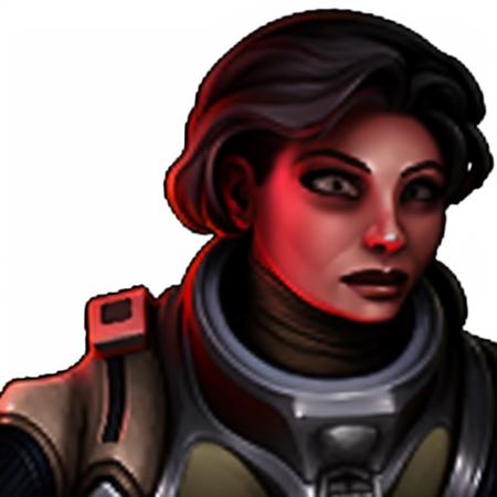 starsector photo of a woman <lora:Starsector_Portrait_LORA_1.13.0.e8:1>