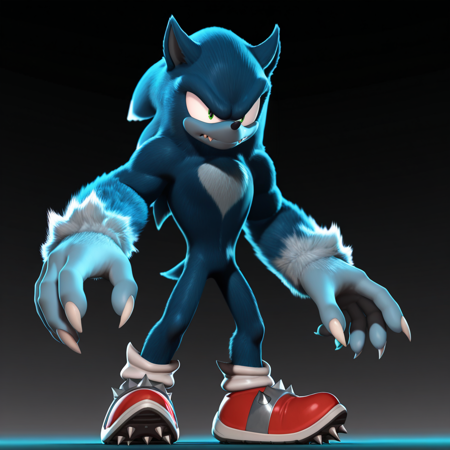 Sonic The Werehog (Sonic Unleashed) Illustrious - V1
