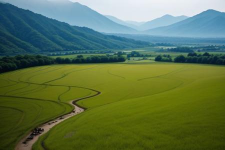Rice terrace, bright