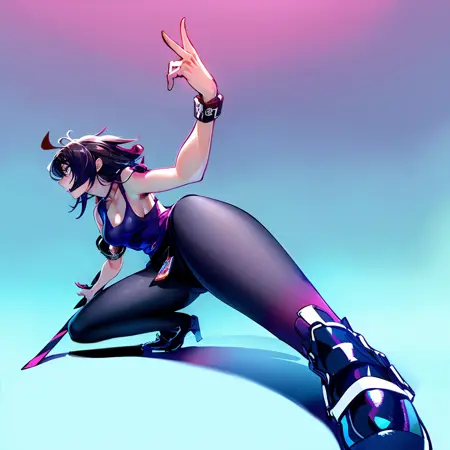 Super perspective and fight stance