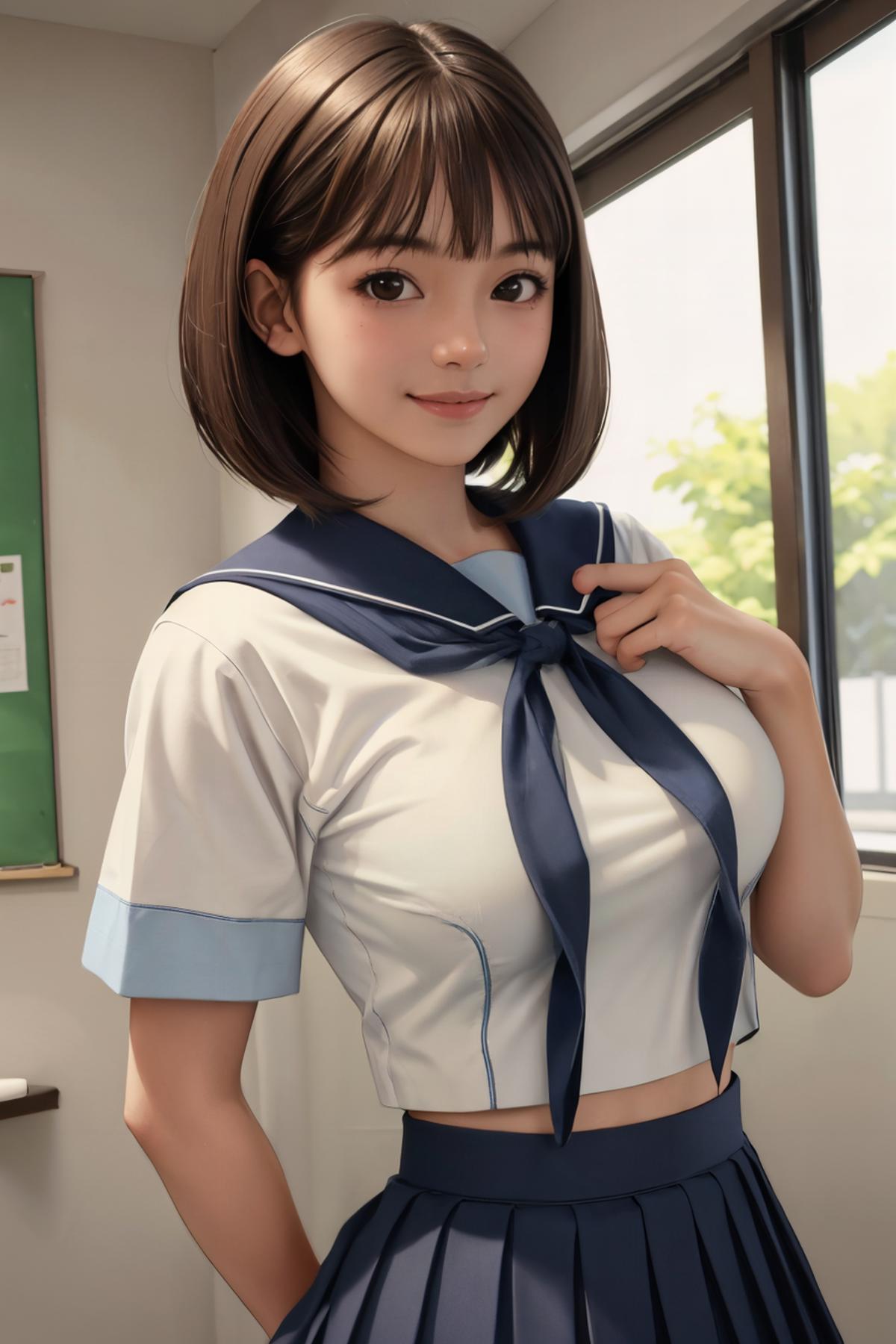 AI model image by kokurine