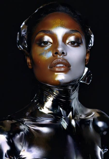 Imagine diamond-like caustic light shining on a black model,strong contrast,high-end feel,fashion cover,<lora:Jelena Kevicæµéè²å½©æç»é£æ ¼_v4.0>,acid art,white background,film photography,liquid metal,<lora:ArienSDXL-è²å½©æ¦å¿µåçº§ç³»å(æç»­æ´æ°)_glowing colors(è²å½©èºæ¯å¢å¼º):1>,<lora:ç²ç ºè´¨æåå¡å é£XLçæ¬:1>,