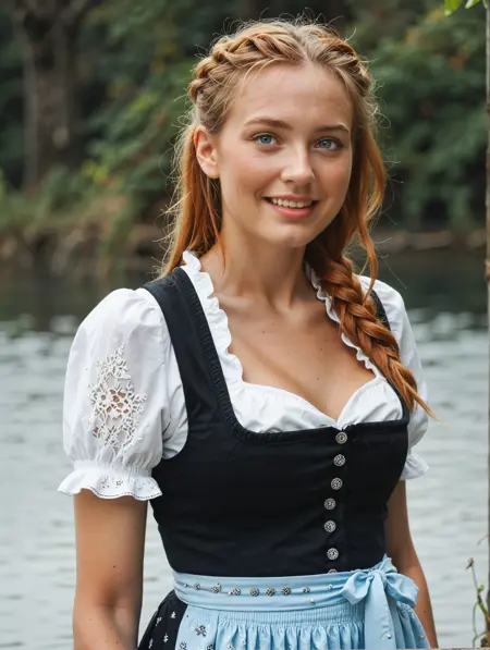 Bavarian Dirndl Dress