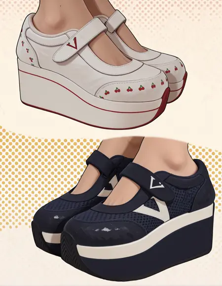 Volatile Platform Mary Janes - 2 Styles