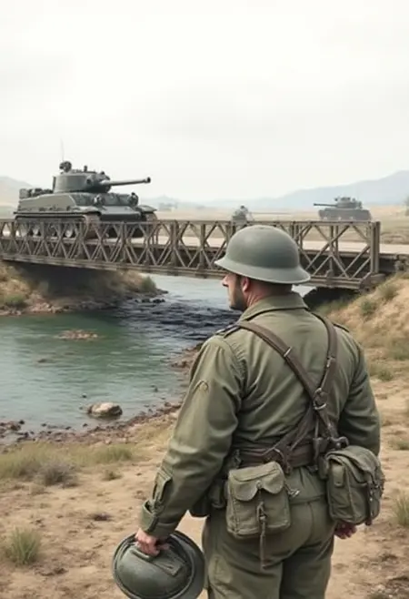 Bailey Bridge(Temporary Bridge) / ベイリー橋(仮設橋)