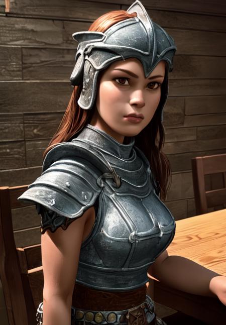 a woman, <lora:Imperials-Female:0.8>, Imperials-Female, 1girl, solo, portrait, strong, athletic body, (masterpiece, best quality, absurdres, detailed, ultra-detailed:1.3), (trending on CGSociety, trending on pixiv, contest winner:1.3)