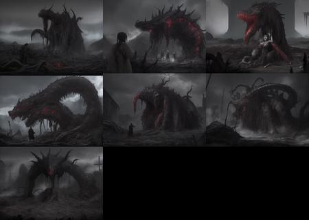 Dark Soul style,wo long style, 黑魂风格和卧龙风格怪物 v1.0