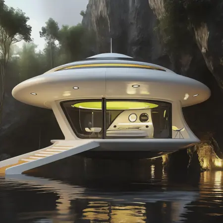 FRESH IDEAS @UFO amphibious architecture,