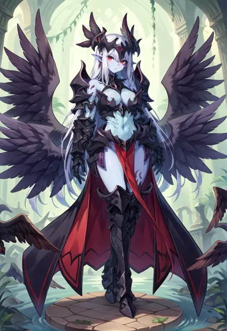 Dark Valkyrie from Monster Girl Encyclopedia (MGE)