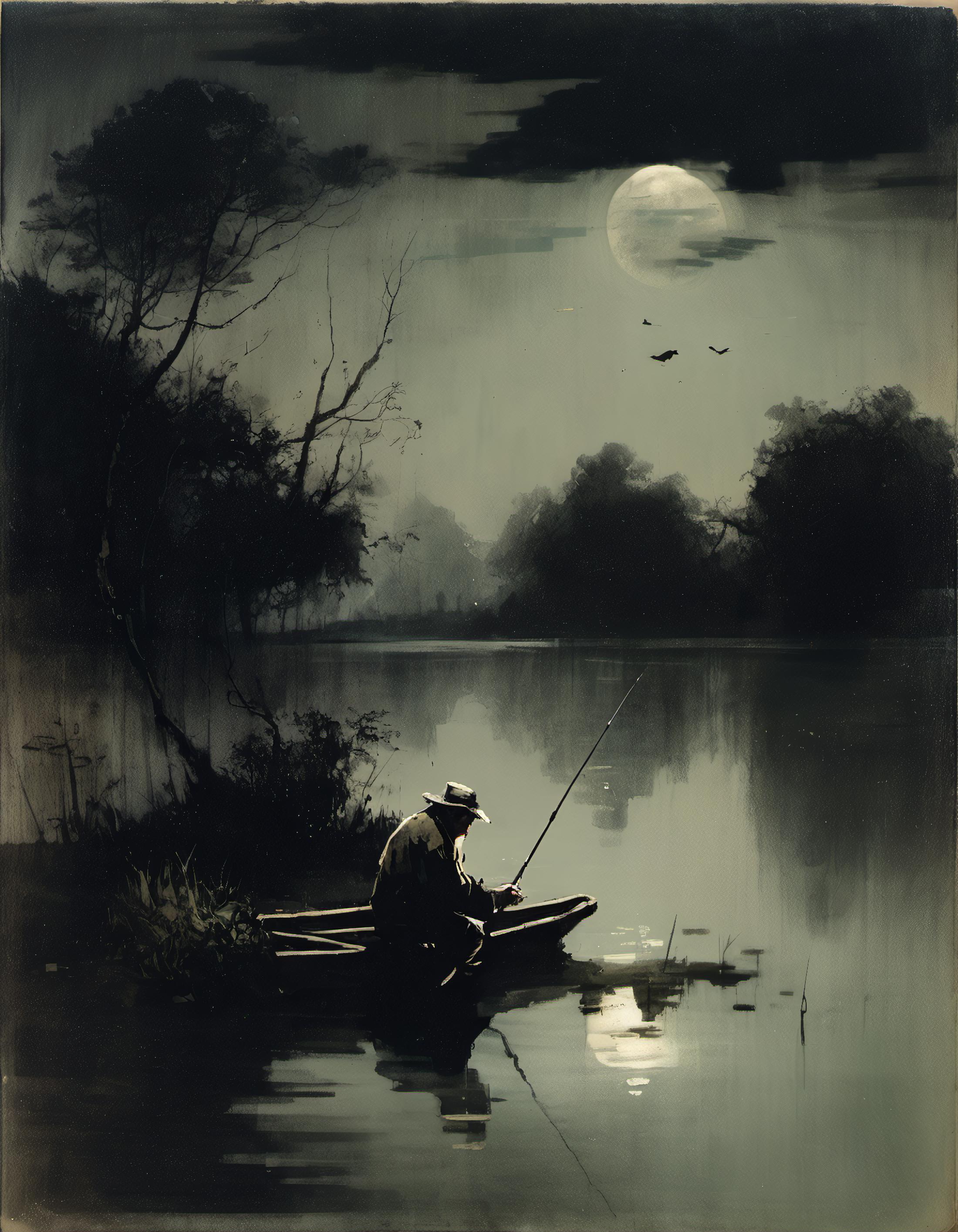 [XL]The moonlight over the lotus pond 荷塘月色 image by Standspurfahrer