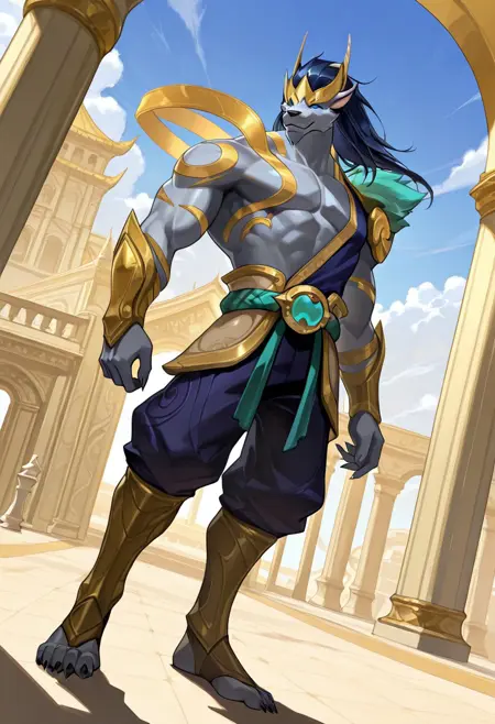 Lunar Guardian Nasus(League of Legends)