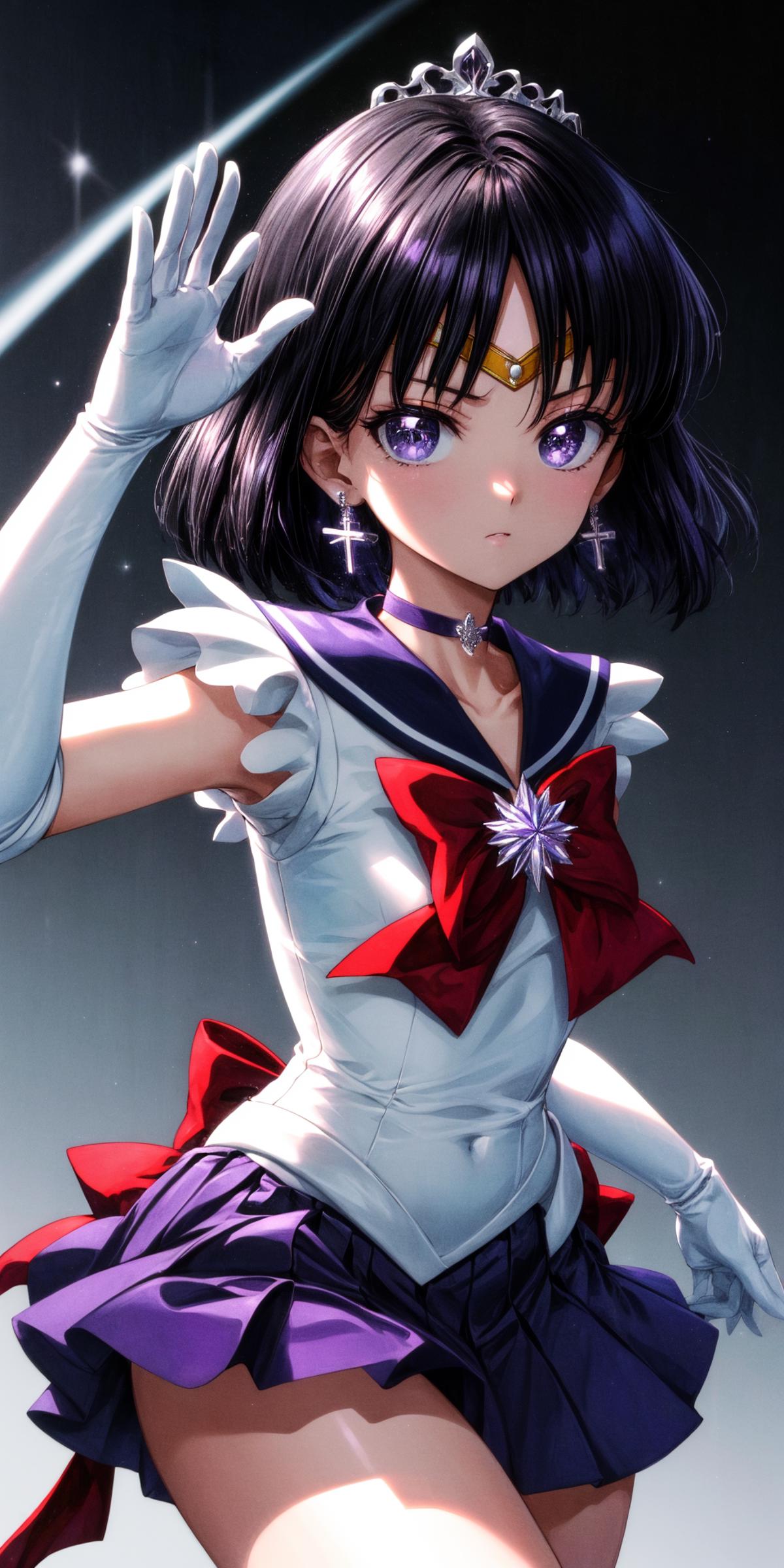 Sailor Saturn / Hotaru Tomoe (Sailor Moon) - Lora image by Misaki_Akeno