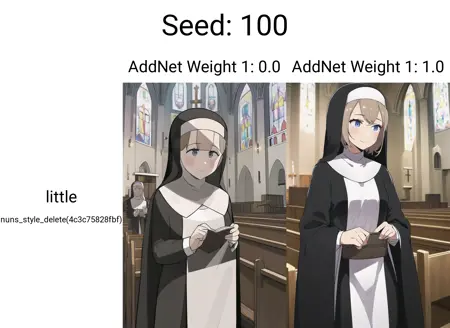 little nuns style delete