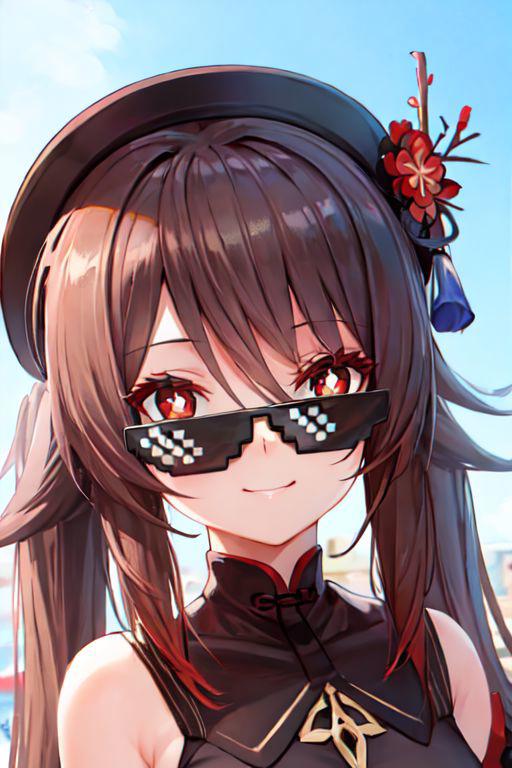 Deal with it Meme Sunglasses | Clothing/Concept LoRA image by Erik252