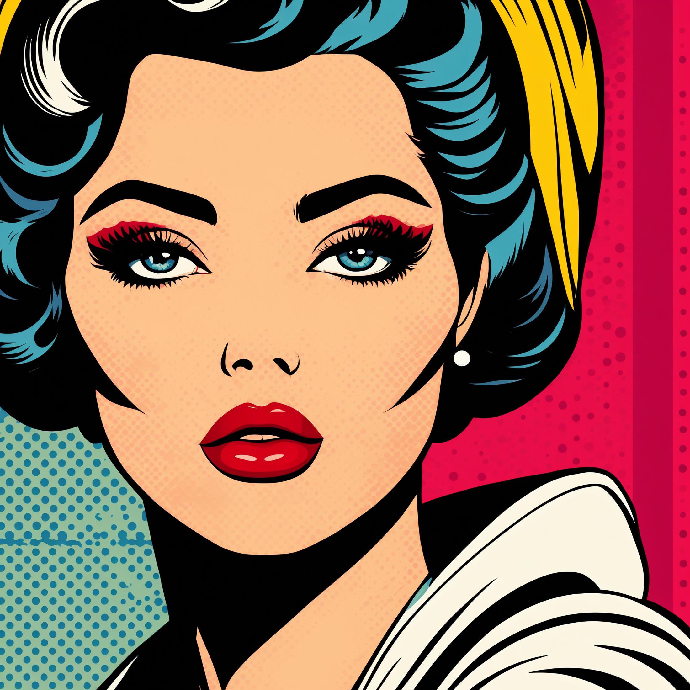 Pop art style SDXL image by futurist