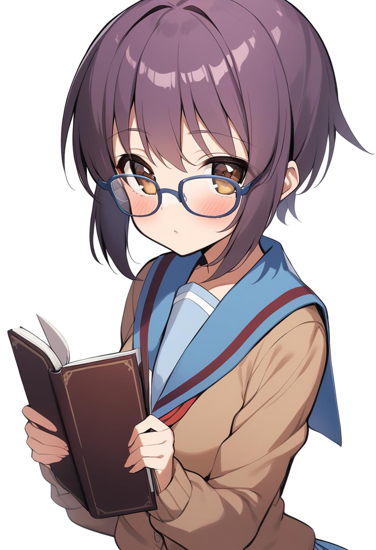 Nagato Yuki - AnimagineXL-v3 image by bionagato