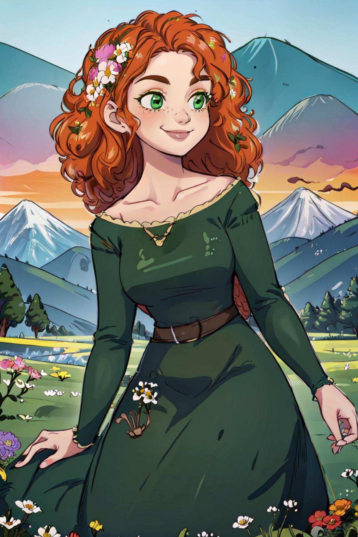 Merida (Brave) Disney Princess, by YeiyeiArt image by misspixel