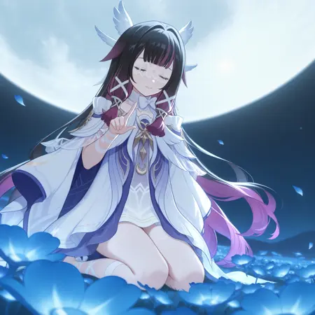 "Moon Maiden" Columbina (「月之少女」哥伦比娅) | Genshin Impact (原神) | NoobAI